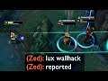 WALL HACK LUX - BEST SNIPES EVER (League of Legends)