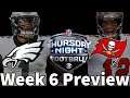 2021 NFL Week 6: Thursday Night Football - The Tampa Bay Buccaneers vs The Philadelphia Eagles