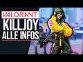 Alle Infos zu Killjoy - Vorstellung von der deutschen Valorant Agentin