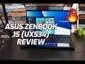 ASUS Zenbook 15 UX534 Review- A Premium Powerful Laptop with dual displays!