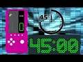 BCG 45 Minutes Countdown (Tetris, Hands Clock Countdown) - Remix Tetris A Theme (7 Speed 9 Levels)