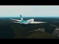 Crosswind Landing Manchester OMAN AIR A350-900 [X-Plane 11]