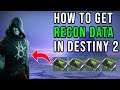 EASY* HOW TO GET RECON DATA IN DESTINY 2 | INCREASE REPUTATION WITH CROW