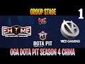 Ehome vs VG Game 1 | Bo3 | Group Stage AMD SAPPHIRE OGA DOTA PIT S4 CHINA | DOTA 2 LIVE