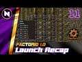Factorio Launch Recap #11 STABILIZING 2K SCIENCE PER MIN | Livestream Footage