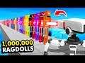 How Many RAGDOLLS Can 1 LASER SHOT DESTROY? (Fun With Ragdolls: The Game Funny Gameplay)