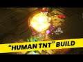 "HUMAN TNT" Build - Best Battlestaff of Terror Enchantments | Minecraft Dungeons