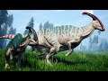 Manada de Parasaurolophus + Giganotosaurus, Spinosaurus, Alossauros! TUDO | The Isle Realismo |PT/BR