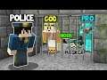Minecraft Battle: ESCAPING FROM PRISON! NOOB vs PRO vs HACKER vs GOD in Minecraft Animation