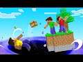 Minecraft Sky Block BUT A BLACK HOLE Is RISING! (impossible)