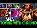 ANA [Ember Spirit] Toying with Chrono Full 9 Slotted WTF Gameplay 7.22 Dota 2