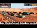 BeamNG Drive - Racing All The Basic Variants On The Long Bumpy Desert Road