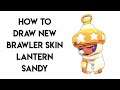 How To Draw New Brawler Skin Lantern Sandy - Brawl Stars Step by Step