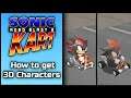 Sonic Robo Blast 2 Kart - How to Get 3D Characters