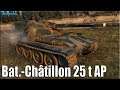 ДВЕ ОТМЕТКИ Бат 9 лвл ✅ World of Tanks лучший бой Bat.-Châtillon 25 t AP