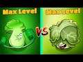Bonk Choy MAX LEVEL vs Headbutter Lettuce MAX LEVEL Power-Up! in Plants vs Zombies 2