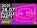 Fiesta de Puzzles 28 - 07 - 21 | PvZ Heroes