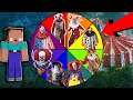 NOOB THỬ THÁCH VÒNG QUAY CHÚ HỀ MÀ QUÁI TRONG MINECRAFT (Huy Noob Minecraft)