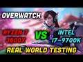 Ryzen 7 3800X vs i7-9700K — RX 5700 XT vs RTX 2070 Super — Overwatch — Real World Testing