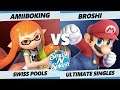 SNS5 SSBU - AmiiboKing (Inkling) Vs. Broshi (Mario) Smash Ultimate Tournament Pools
