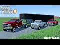 2019 Chevy 4500 Hauling Classic Farm Trucks | 40FT Gooseneck Trailer | Nebraska Lands Map | FS19