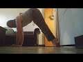 Ballet toe stand and Pushups 1