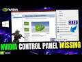 Nvidia Control Panel Missing (FIX) | Nvidia Control Panel Display Settings Missing Windows 10 | 2022