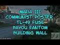 Mafia III Communist Poster 2 TL 49 Fuse Bayou Fantom Building Wall