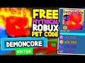 MYTHICAL DEMONCORE PET Update Codes In BUBBLE GUM SIMULATOR!! *GIANT UPDATE!*