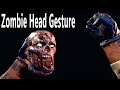 New Zombie Head Gesture Inspection | CoD Black Ops Cold War