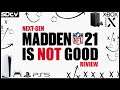 Next-Gen Madden NFL 21 is NOT GOOD - Review