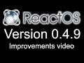 ReactOS 0.4.9 improvements overview