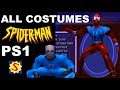 All Costumes - Spider-Man - PS1
