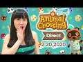 Animal Crossing: New Horizons Direct 2.20.2020 REACTION