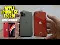 Apple iPhone SE (2020) Product RED - Quick Unboxing (4K) + comparison with iPhone 11 Pro