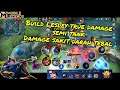 BEST BUILD LESLEY TERBAIK TRUE DAMAGE SEMI TANK GAMEPLAY | MLBB