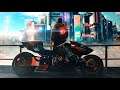 Cyberpunk 2077 Jackie Welles motorcycle animated wallpaper 4K