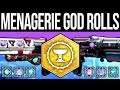 Destiny 2 | Best MENAGERIE Weapons & Curated Rolls! God Roll Guide, Heroic Rewards & More