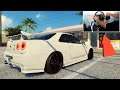 Need For Speed Heat - 400+ Nissan GT-R34 Real Life Manual Shifting + (Logitech g29) Steering wheel