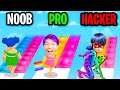 NOOB vs PRO vs HACKER In POP IT RUN!? (ALL LEVELS!)