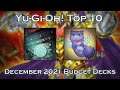 Yu-Gi-Oh! Top 10 Budget Deck Post Brothers of Legend December 2021 TCG