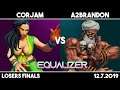 corjam (Laura) vs a2brandon (Dhalsim) | SFV Losers Finals | Equalizer 1
