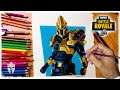 Drawing Fortnite - Ultima knight - How to draw Fortnite