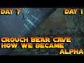How we Became Alpha (Center Crouch Bear Cave) | Base Upgrades Ark PvP Unoffical small tribes