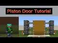Minecraft Piston Door Tutorial