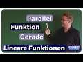 Parallele Funktionen / Geraden - Lineare Funktionen - einfach und anschaulich erklärt