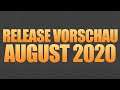 Release-Vorschau August 2020 - Gamecontrast.de