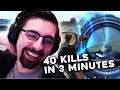 Shroud's 40 Kills In 3 MINUTES