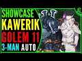 +15 Kawerik Golem 11 Auto 3-Man Team (Big Damage?) Epic Seven G11 Epic 7 PVE Gameplay Review E7