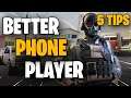 5 Tips To Become a BETTER  phone PLAYER for 2 thumbz 3 & 4 Finger Claw! Cod Mobile Beginner Guide